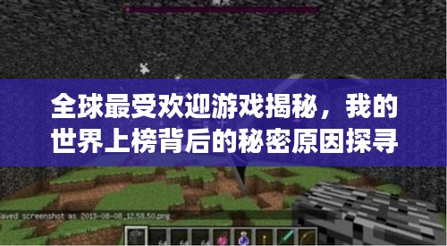 全球最受歡迎游戲揭秘，我的世界上榜背后的秘密原因探尋