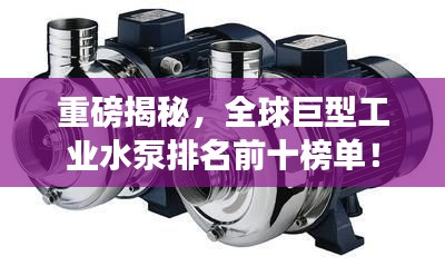 重磅揭秘，全球巨型工業(yè)水泵排名前十榜單！