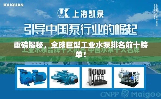 重磅揭秘,全球巨型工業(yè)水泵排名前十榜單!