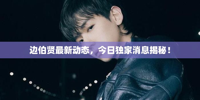 邊伯賢最新動態,今日獨家消息揭秘!