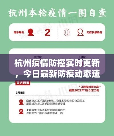 杭州疫情防控實(shí)時更新,今日最新防疫動態(tài)速遞
