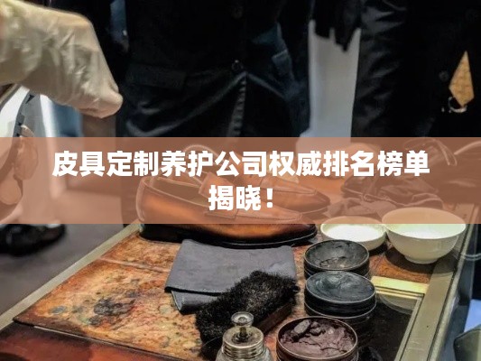 皮具定制養護公司權威排名榜單揭曉!