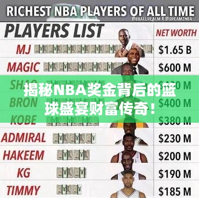 揭秘NBA獎金背后的籃球盛宴財富傳奇!