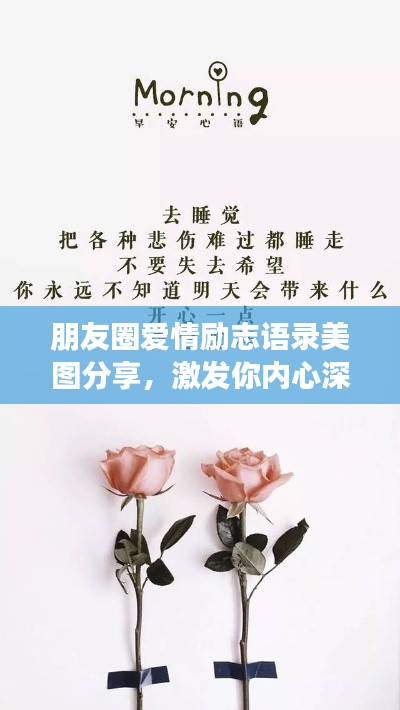 朋友圈愛情勵志語錄美圖分享,激發你內心深處的正能量!