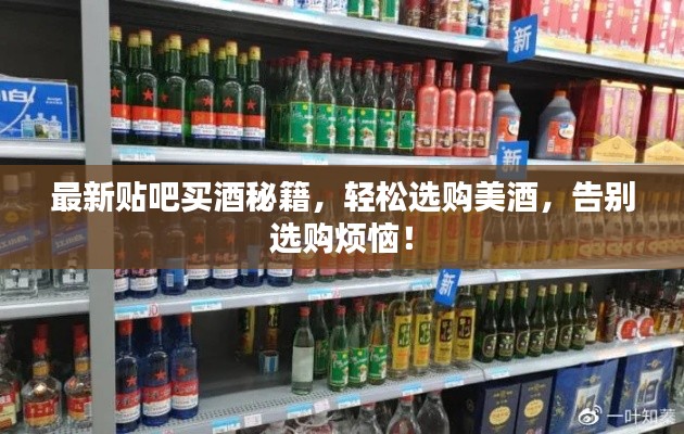 最新貼吧買酒秘籍,輕松選購美酒,告別選購煩惱!