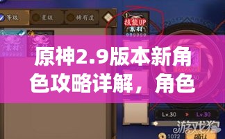 原神2.9版本新角色攻略詳解，角色評價與玩法指南