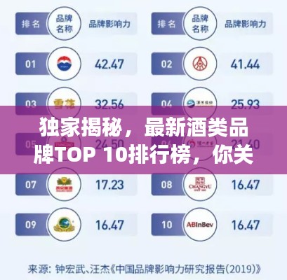 獨家揭秘,最新酒類品牌TOP 10排行榜,你關注的品牌上榜了嗎?