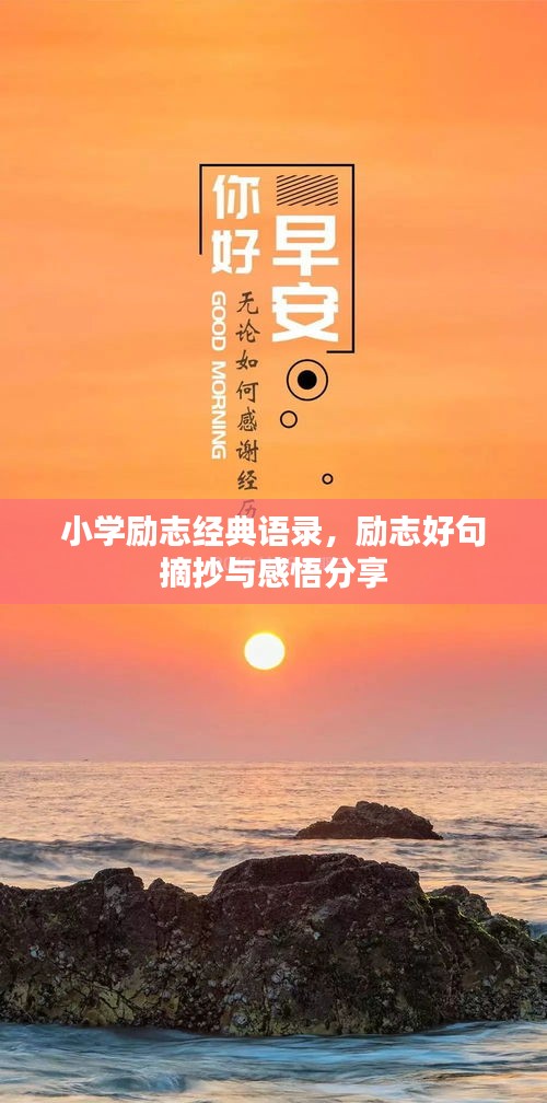 小學(xué)勵(lì)志經(jīng)典語(yǔ)錄,勵(lì)志好句摘抄與感悟分享