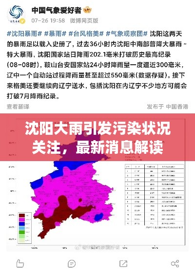 沈陽大雨引發污染狀況關注,最新消息解讀