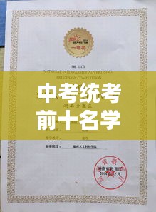 中考統考前十名學霸的輝煌成就,優秀學子的榮耀之路