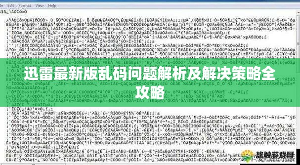 迅雷最新版亂碼問題解析及解決策略全攻略