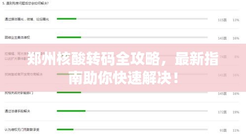 鄭州核酸轉碼全攻略,最新指南助你快速解決!