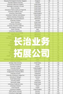 長治業務拓展公司排名揭曉,權威榜單出爐!