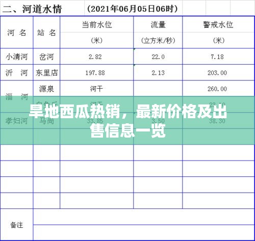旱地西瓜熱銷,最新價(jià)格及出售信息一覽