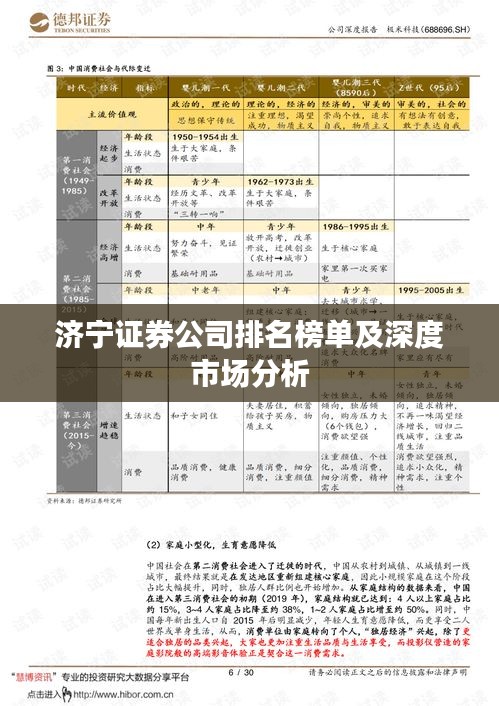 濟(jì)寧證券公司排名榜單及深度市場分析
