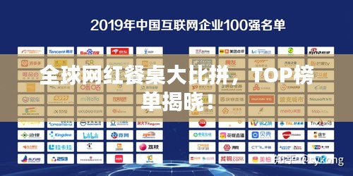 全球網紅餐桌大比拼,TOP榜單揭曉!