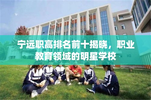 寧遠職高排名前十揭曉,職業教育領域的明星學校