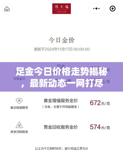 足金今日價格走勢揭秘,最新動態一網打盡