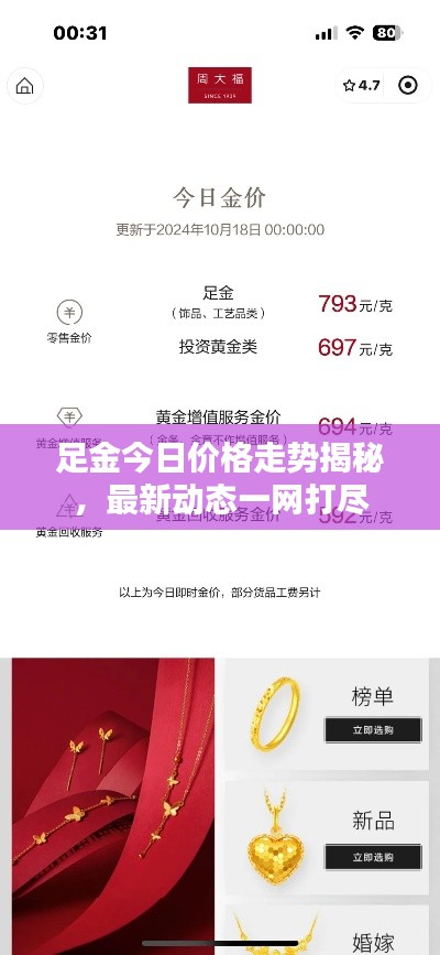 足金今日價格走勢揭秘,最新動態一網打盡