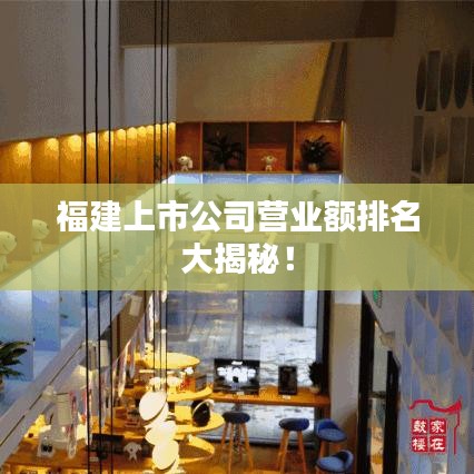 福建上市公司營業(yè)額排名大揭秘!