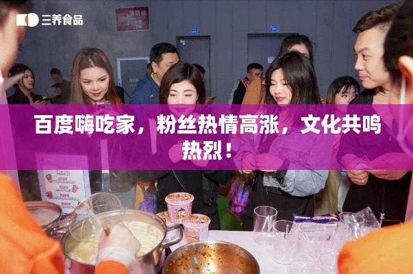百度嗨吃家,粉絲熱情高漲,文化共鳴熱烈!