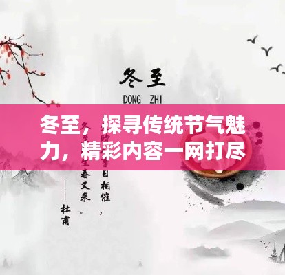 冬至,探尋傳統節氣魅力,精彩內容一網打盡!