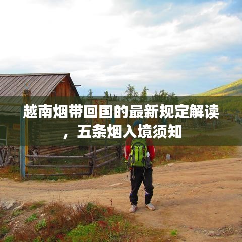 越南煙帶回國的最新規定解讀,五條煙入境須知