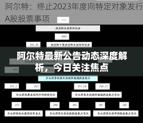 阿爾特最新公告動(dòng)態(tài)深度解析,今日關(guān)注焦點(diǎn)