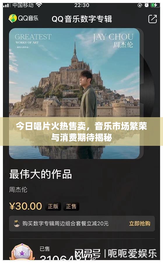 今日唱片火熱售賣,音樂市場繁榮與消費期待揭秘