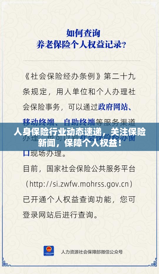 人身保險行業(yè)動態(tài)速遞，關(guān)注保險新聞，保障個人權(quán)益！
