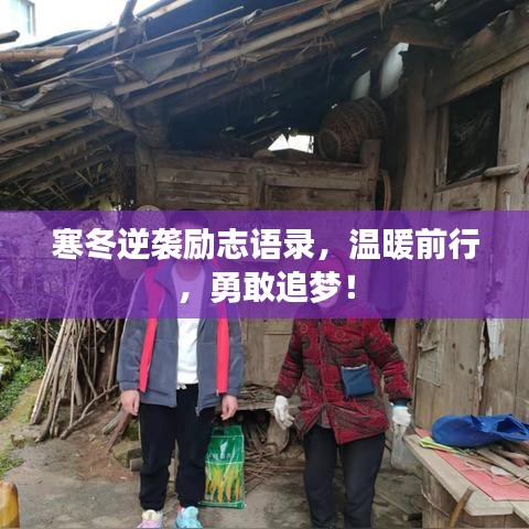 寒冬逆襲勵志語錄,溫暖前行,勇敢追夢!