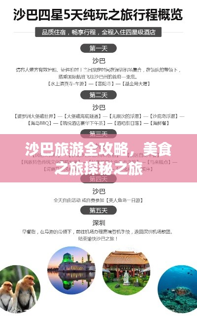 沙巴旅游全攻略,美食之旅探秘之旅
