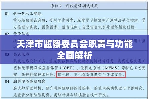 天津市監(jiān)察委員會(huì)職責(zé)與功能全面解析