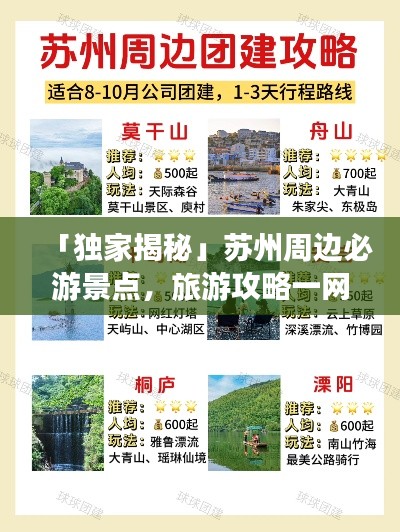 「獨家揭秘」蘇州周邊必游景點,旅游攻略一網打盡!