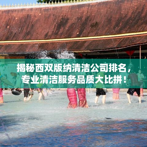 揭秘西雙版納清潔公司排名,專業(yè)清潔服務品質(zhì)大比拼!