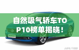 自然吸氣轎車TOP10榜單揭曉！