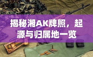 揭秘湘AK牌照,起源與歸屬地一覽