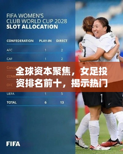 全球資本聚焦，女足投資排名前十，揭示熱門領域新風口！