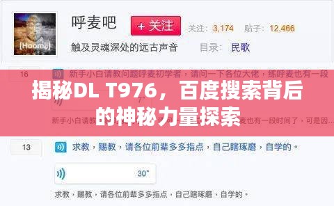 揭秘DL T976,百度搜索背后的神秘力量探索