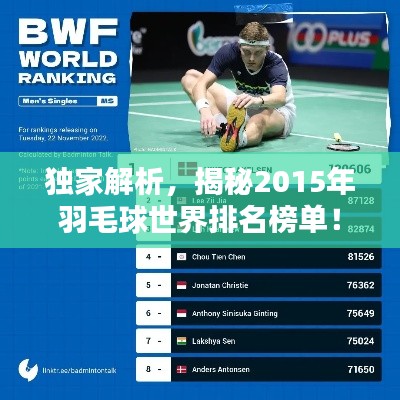 獨(dú)家解析,揭秘2015年羽毛球世界排名榜單!