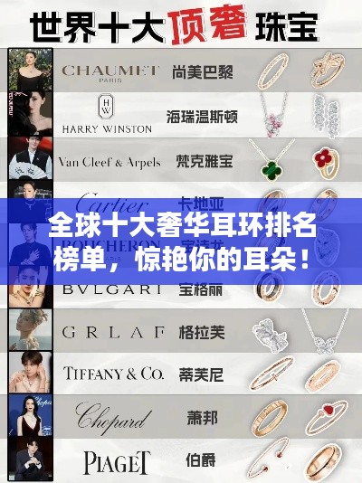 全球十大奢華耳環排名榜單,驚艷你的耳朵!