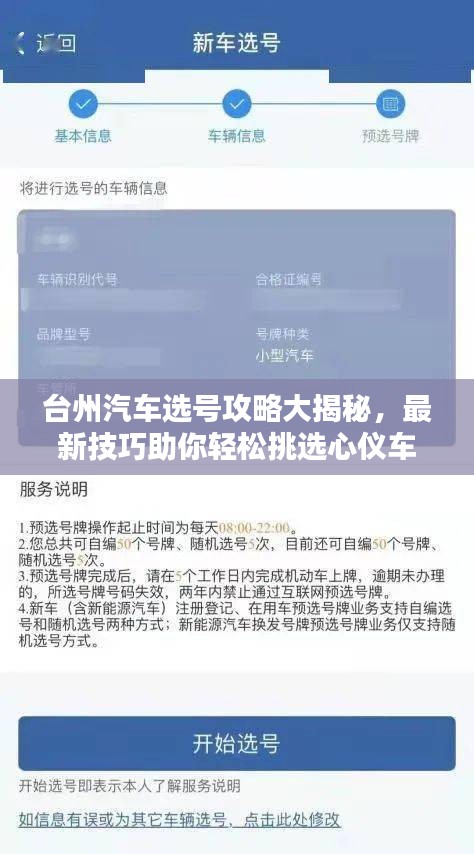 臺州汽車選號攻略大揭秘,最新技巧助你輕松挑選心儀車牌!