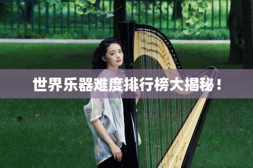 世界樂器難度排行榜大揭秘!