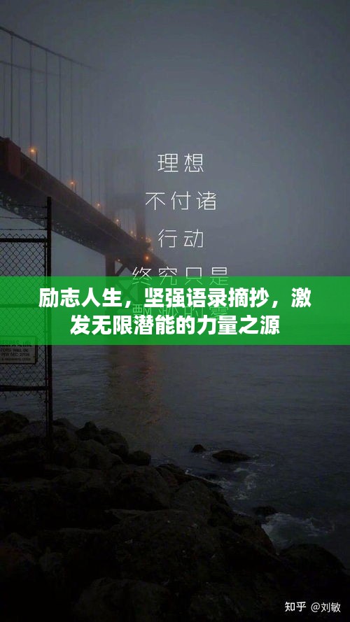 勵志人生,堅強語錄摘抄,激發無限潛能的力量之源