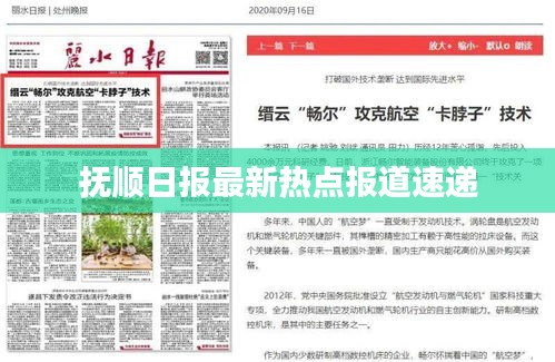 撫順日報最新熱點報道速遞