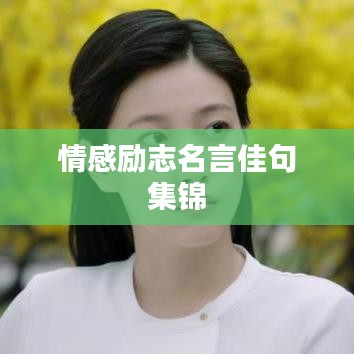 情感勵志名言佳句集錦