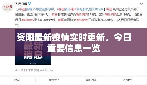 資陽最新疫情實時更新,今日重要信息一覽
