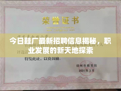 今日鞋廠最新招聘信息揭秘,職業(yè)發(fā)展的新天地探索
